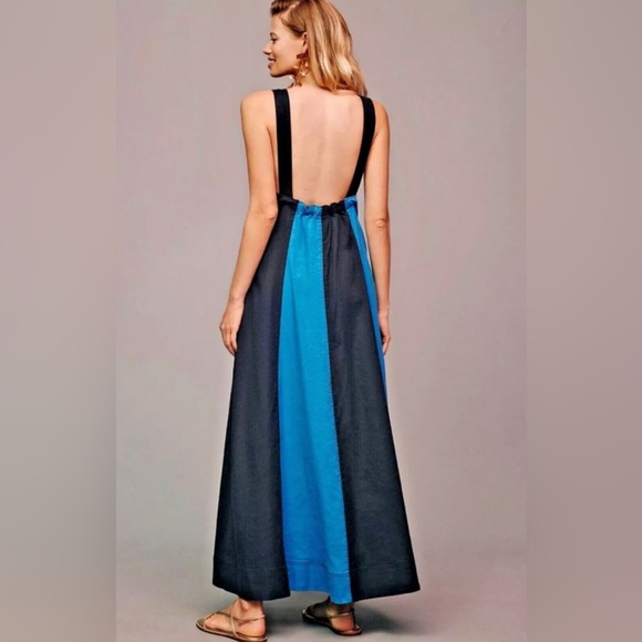 Anthropologie Maeve Ami Linen Halter Maxi Dress Sz XL NWT - Picture 8 of 8
